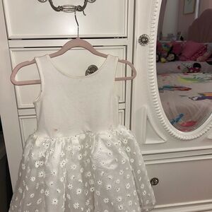 H&M White Floral Kids Formal Dress